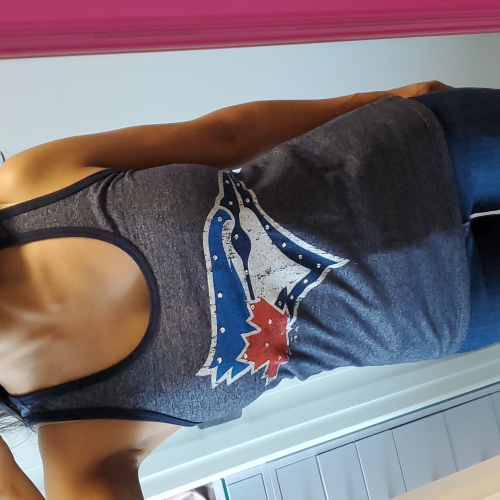 Toronto Blue Jays Rhinestone Tank Top